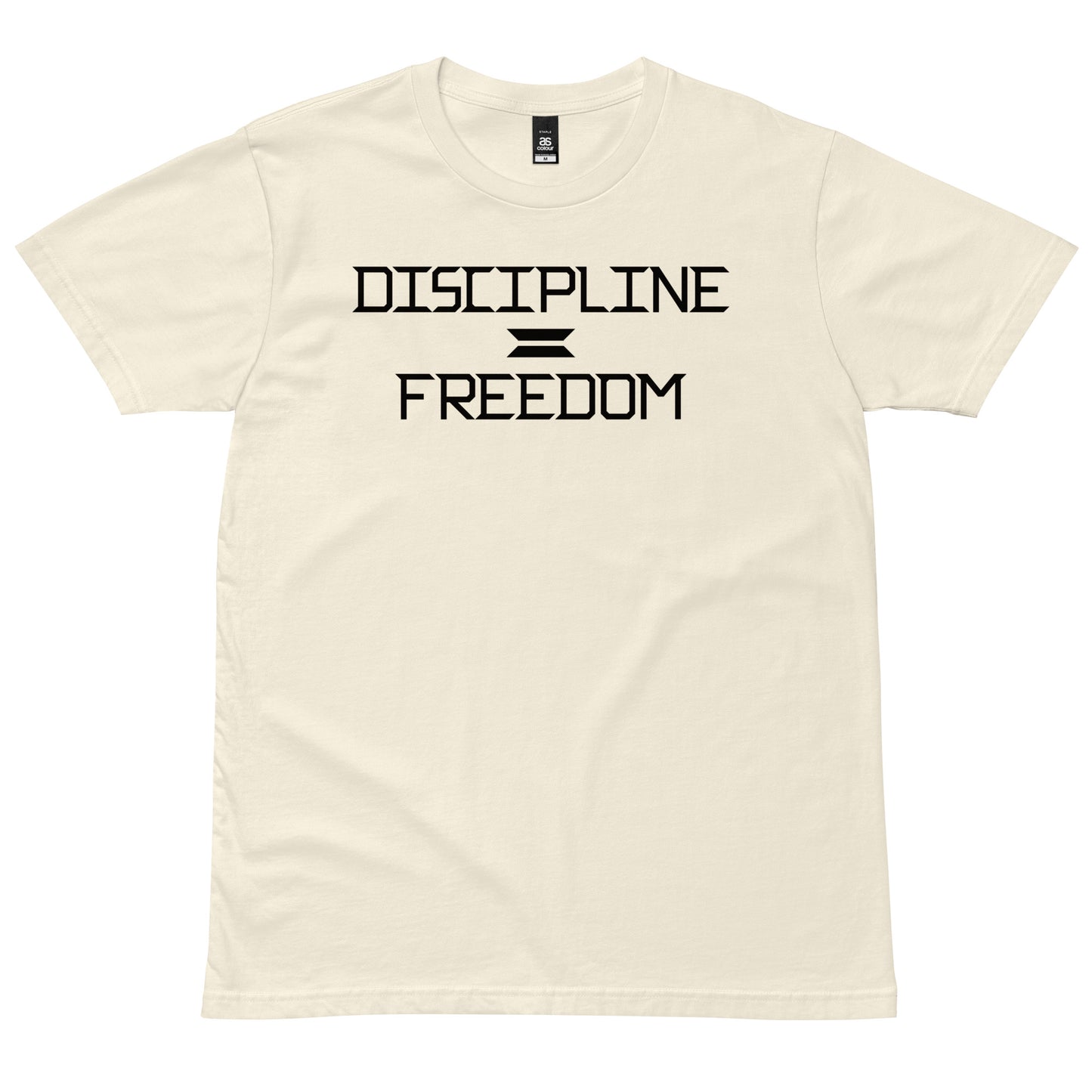 Men's Discipline = Freedom - Black Logo