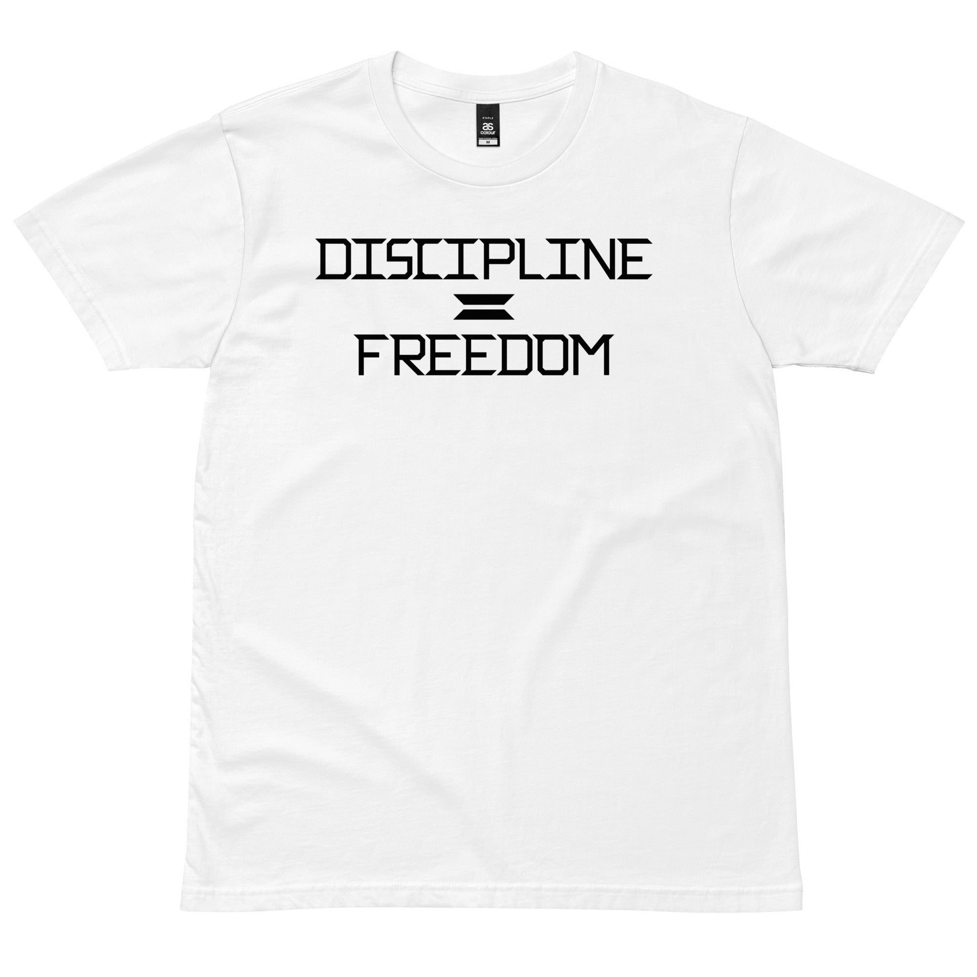 Men's Discipline = Freedom - Black Logo – Limitless Apparel